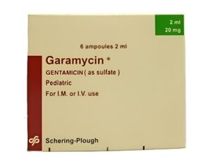 GARAMYCIN 20MG/2ML 6 AMPS.