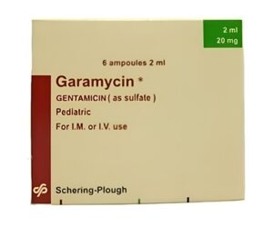 GARAMYCIN 20MG/2ML 6 AMPS.