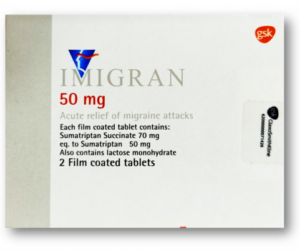 IMIGRAN 50MG 2 F.C. TAB.