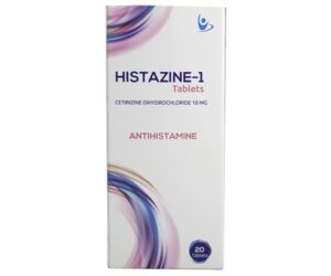 HISTAZINE-1 10 MG 20 TABS.