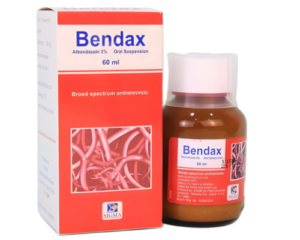 Bendax 100mg/5ml suspension 60ml