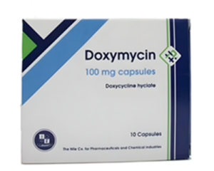 DOXYMYCIN 100 MG 10 CAPS.