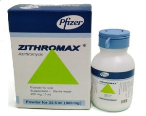 ZITHROMAX 900MG/22.5ML (200MG/5ML) SUSP.