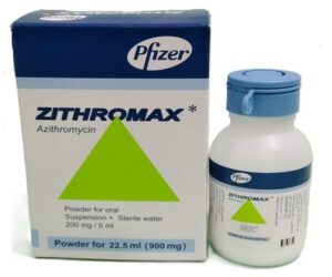 ZITHROMAX 900MG/22.5ML (200MG/5ML) SUSP.