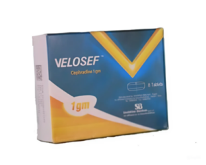 VELOSEF 1 GM 8 TABS.