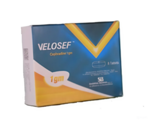 VELOSEF 1 GM 8 TABS.