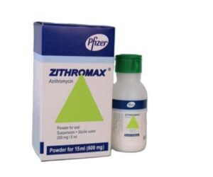 ZITHROMAX 600MG/15ML (200MG/5ML) SUSP.