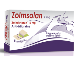 ZOLMSOLAN 5 MG 6 ORODISPERSIBLE FILM