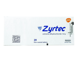 ZYRTEC 10 MG 20 TAB.