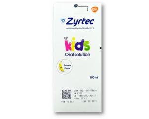 ZYRTEC 0.1% SYRUP 100ML