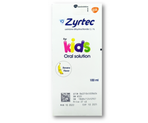 ZYRTEC 0.1% SYRUP 100ML