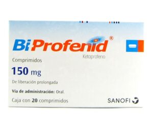 BI-PROFENID 150 MG 20 SCORED TABS.