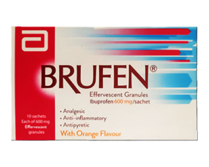 BRUFEN 600 MG 10 EFF. GR. IN SACHETS