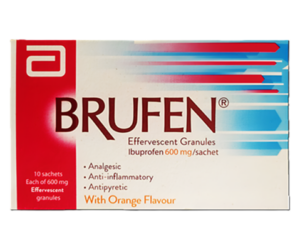 BRUFEN 600 MG 10 EFF. GR. IN SACHETS