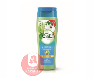 Vatika Naturals Volume & Thickness Shampoo with Coconut for thin, weak, and lifeless hair 180 ml